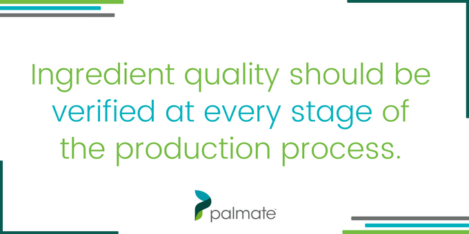 Quality should be verified at every stage.